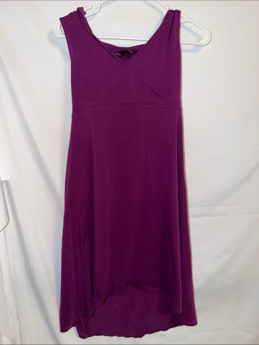 Prana Sleeveless V-Neck Maxi Dress in Plum